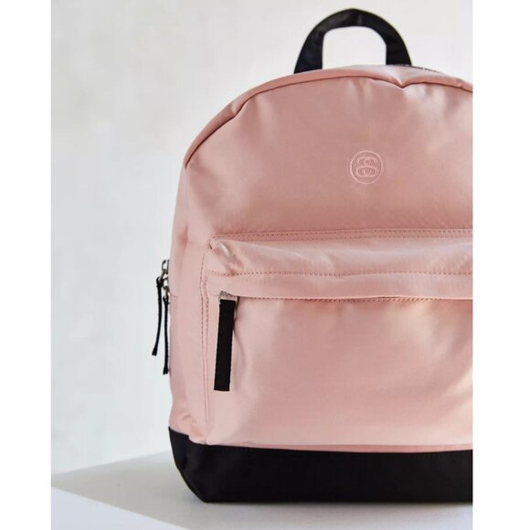 BNWOT Stussy "No Comply" Glossy Pink Zip-Up Backpack - Picture 2 of 10